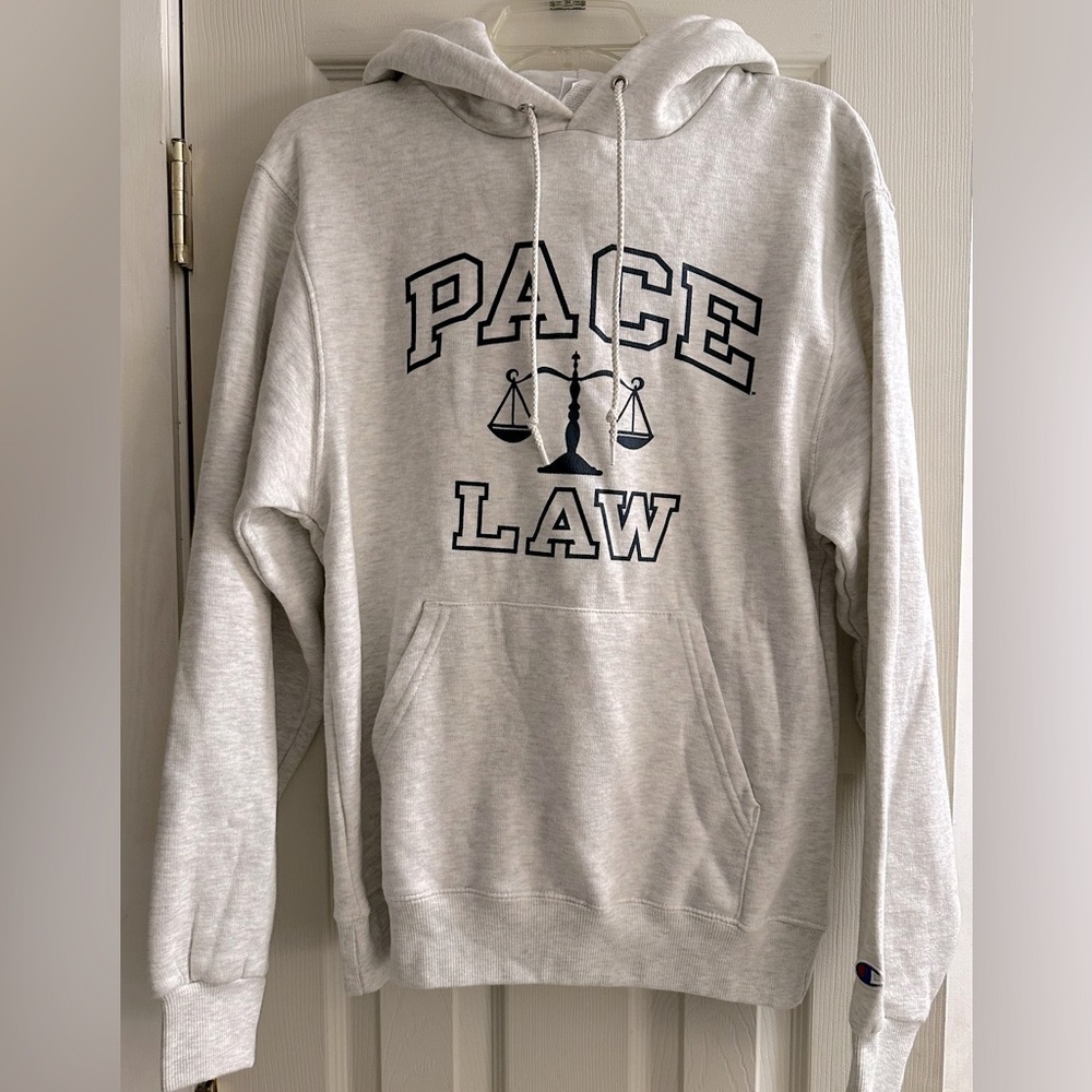 Champion Gray Hoodie - PACE LAW Design